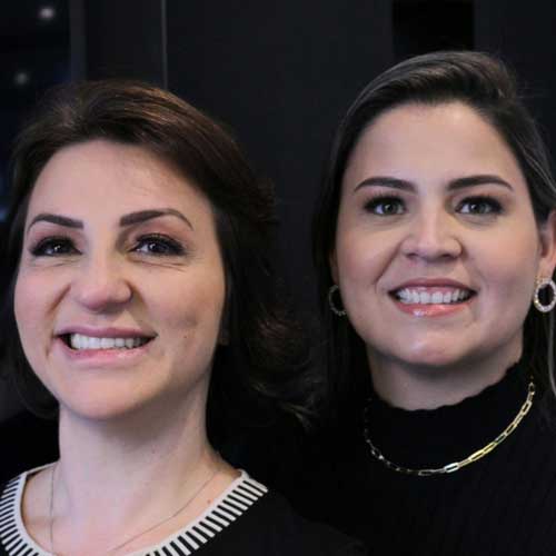 Débora Bravo e Andreza Balthazar